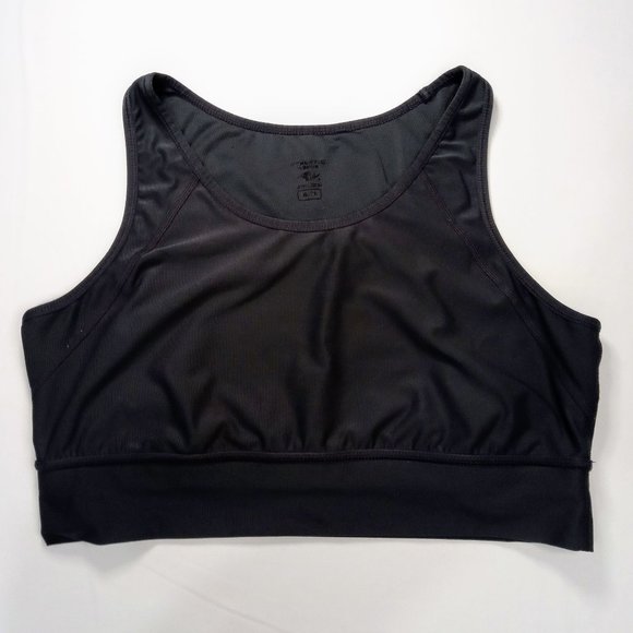 Athletic Works Pull-On Dark Gray Sports Bra US XL - Picture 1 of 5